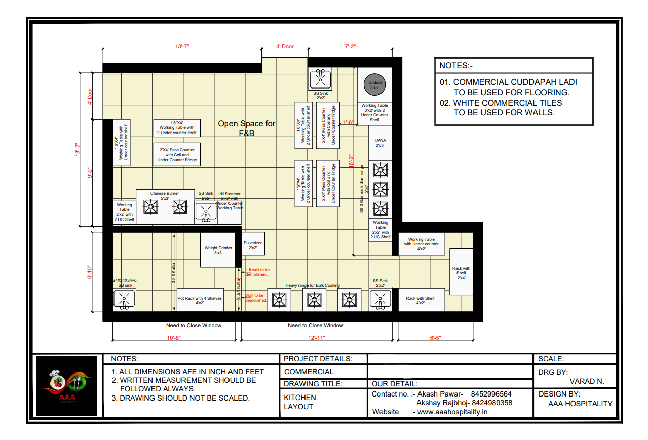 Commercial Kitchen Design and Setup Services Mumbai - Professional kitchen layout planning for hotels in BKC, Andheri, Thane with modern equipment arrangement
